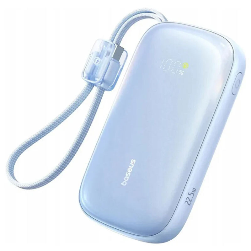 پاور بانک فست شارژ باسئوس EnerFill FC21 Qpow 3 Ultra E0027M00 PD 22.5W ظرفیت 20000 میلی آمپر ساعت