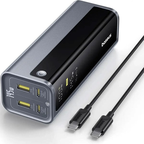پاور بانک فست شارژ باسئوس EnerGeek GP12 PPAP-20E5 P10082109813 PD 100W ظرفیت 20800 میلی آمپر ساعت