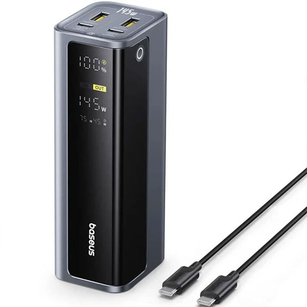 پاور بانک فست شارژ باسئوس EnerGeek GP12 PPAP-20E5 P10082109813 PD 100W ظرفیت 20800 میلی آمپر ساعت