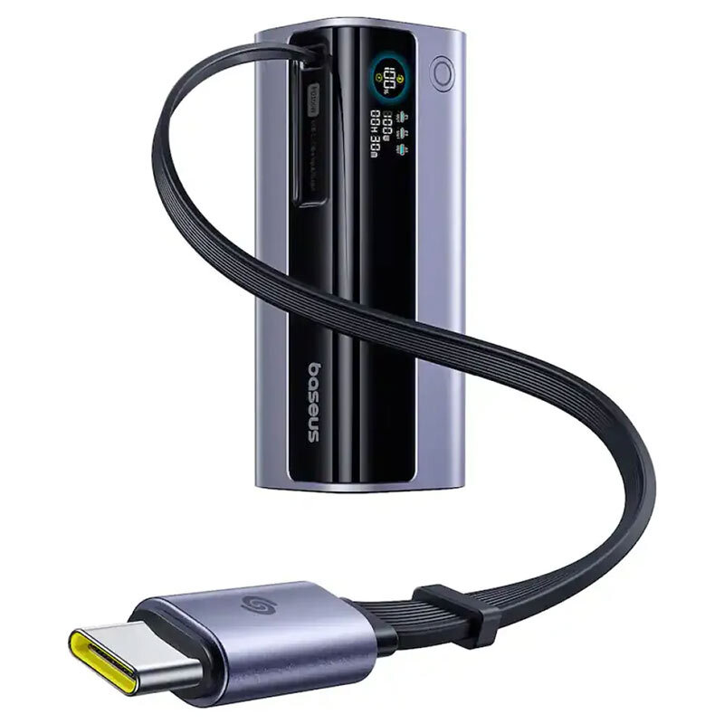 پاور بانک فست شارژ باسئوس EnerGeek GR11 PPCJB-10A0 E0027A01 PD 100W ظرفیت 10000 میلی آمپر ساعت