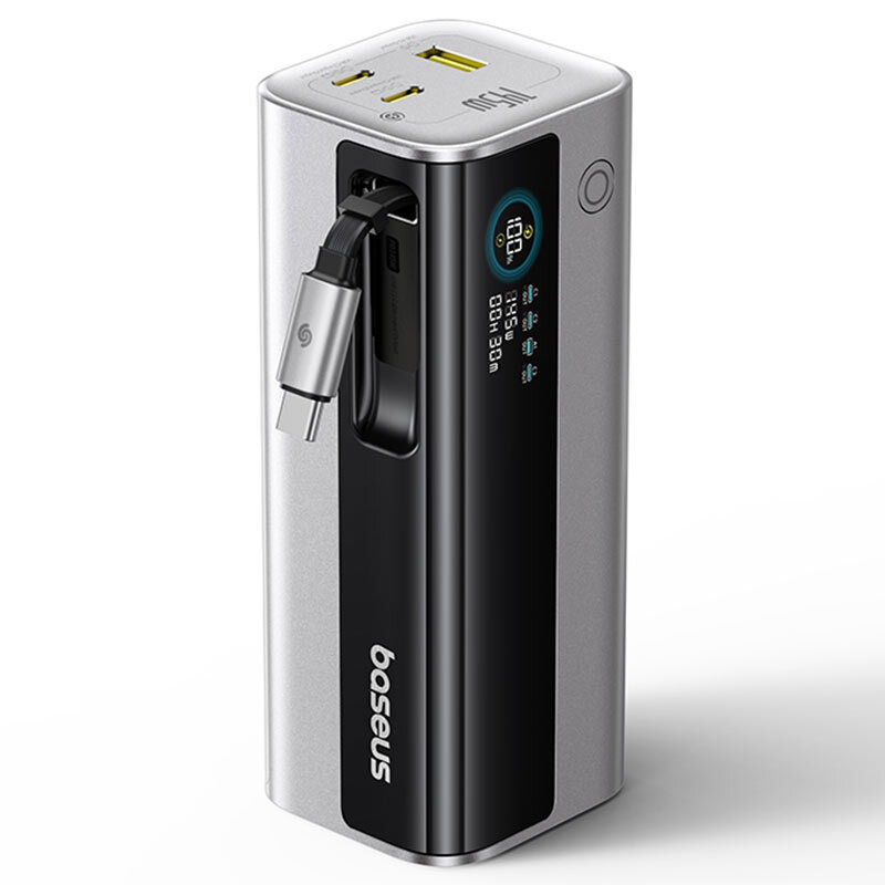 پاور بانک فست شارژ باسئوس EnerGeek GR11 PPCJB-20E5 E0027B PD 100W ظرفیت 20000 میلی آمپر ساعت