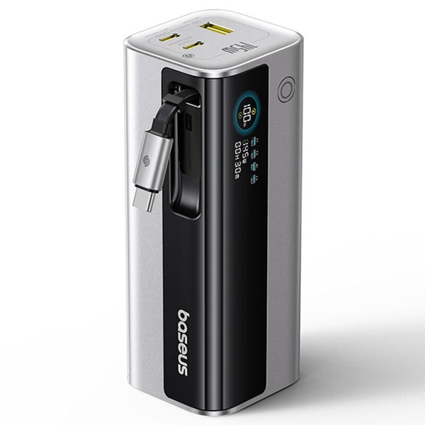 پاور بانک فست شارژ باسئوس EnerGeek GR11 PPCJB-20E5 E0027B PD 100W ظرفیت 20000 میلی آمپر ساعت