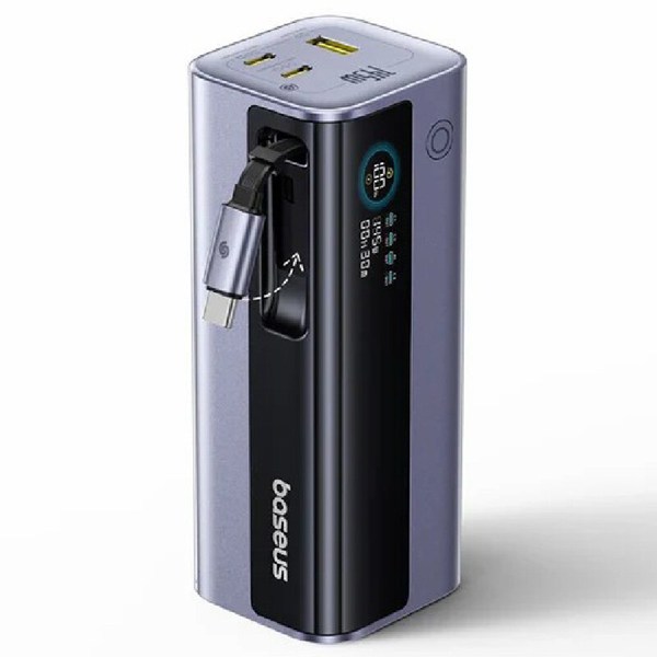 پاور بانک فست شارژ باسئوس EnerGeek GR11 PPCJB-20E5 E0027B PD 100W ظرفیت 20000 میلی آمپر ساعت