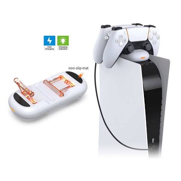 پایه شارژر دسته بازی PS5 دابی TP5-2508S