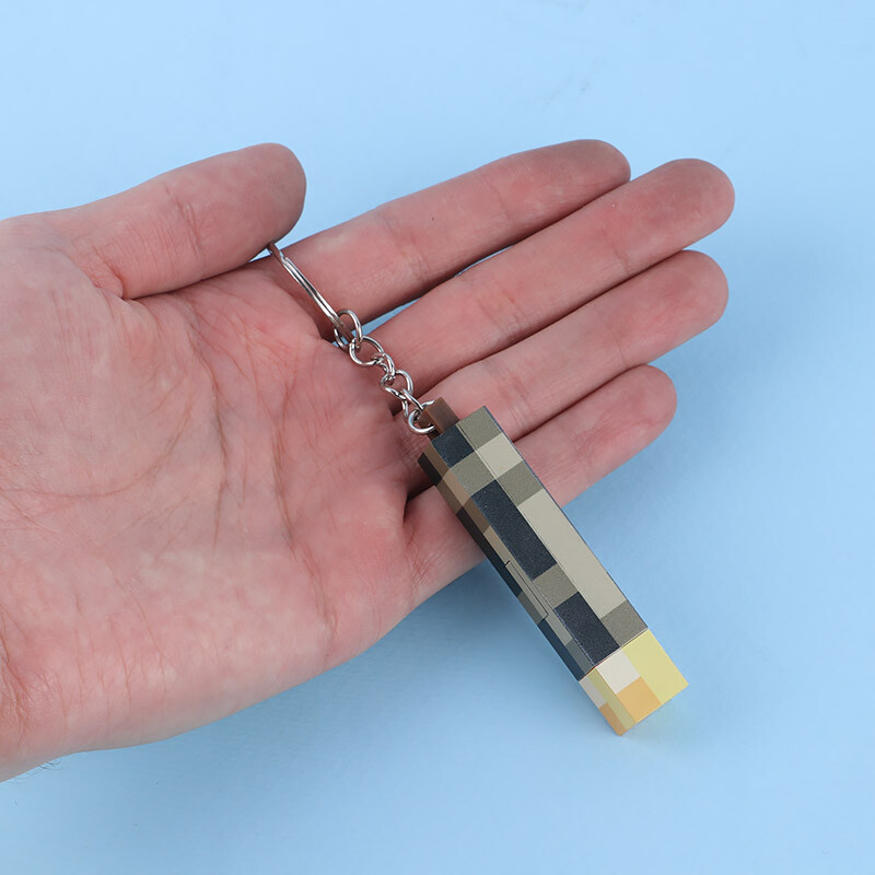 جاکلیدی چراغ دار طرح مشعل ماینکرفت CTT-623