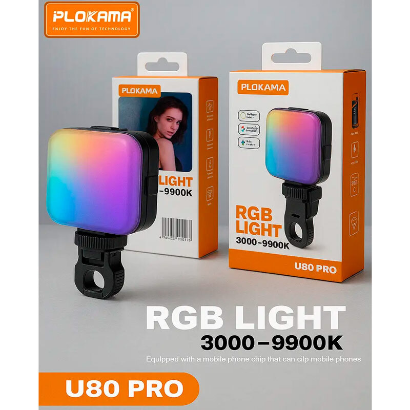 رینگ لایت سلفی پلوکاما U80 Pro