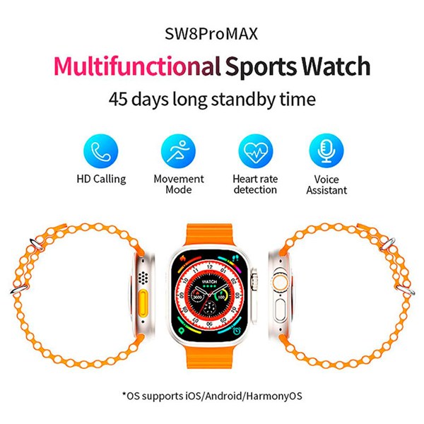 ساعت هوشمند سلبریت SW8 Pro MAX
