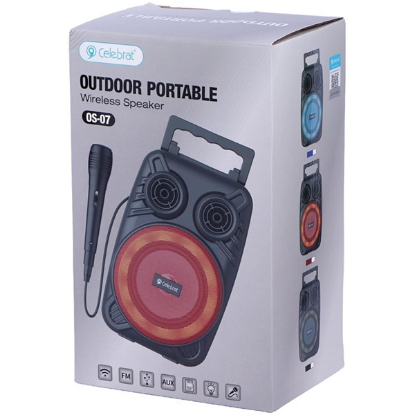 اسپیکر بلوتوثی سلبریت OS-07 + میکروفون