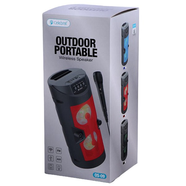 اسپیکر بلوتوثی سلبریت OS-09 + میکروفون