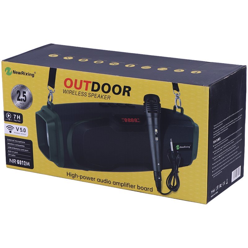 اسپیکر بلوتوثی نیو ریکسینگ NR-6012M + میکروفون