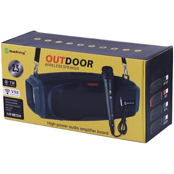 اسپیکر بلوتوثی نیو ریکسینگ NR-6012M + میکروفون