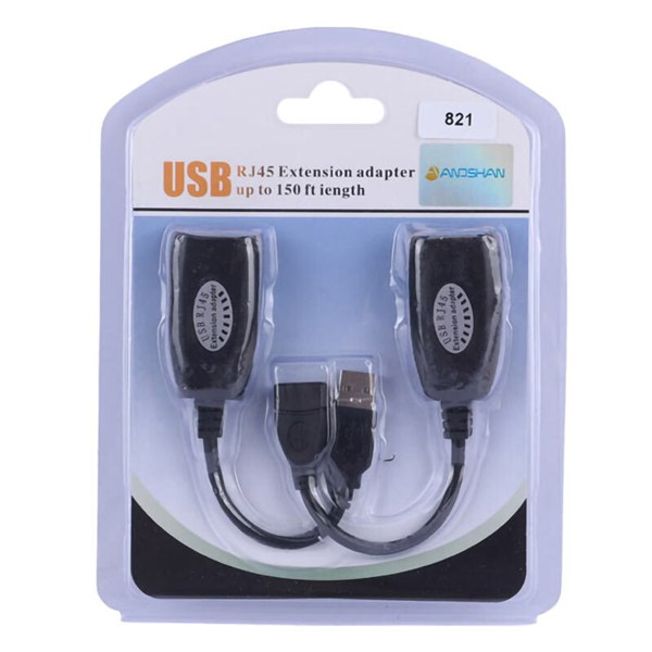 مبدل افزایش طول USB تحت شبکه انوشان A-821 طول 45 متر