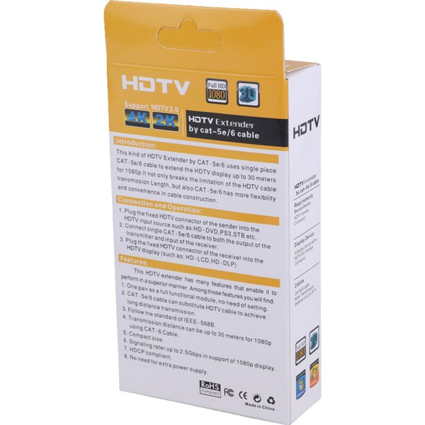 افزایش دهنده طول Anoshan A-823 HDMI 30m