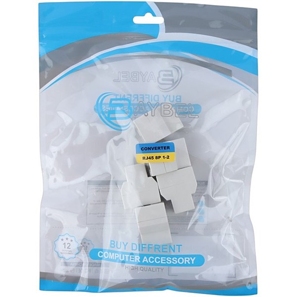 تبدیل برل 1 به 2 RJ45 بایبل