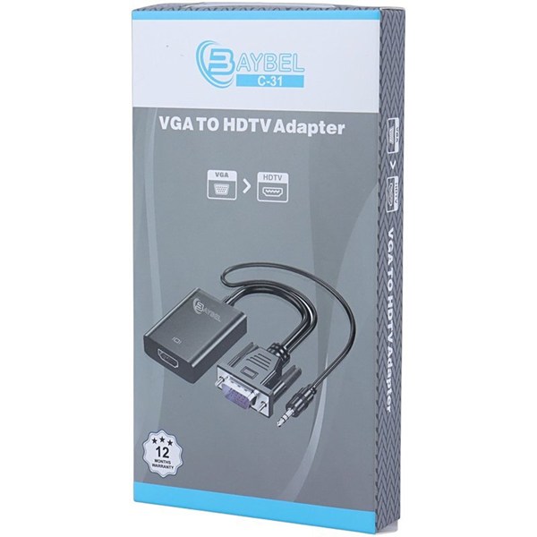 تبدیل VGA به HDMI بایبل C-31