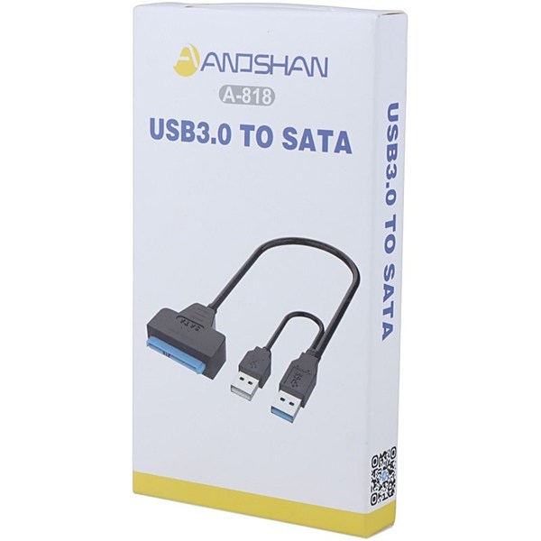 تبدیل سیم وصل Anoshan A-818 USB3.0 To SATA