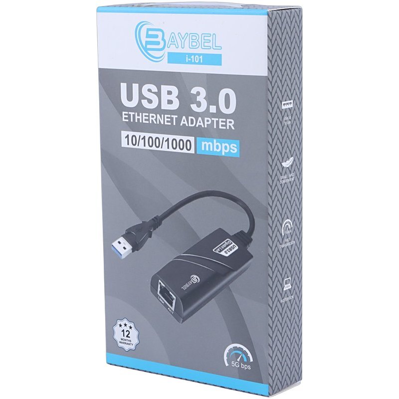 تبدیل USB3.0 به LAN بایبل i-101
