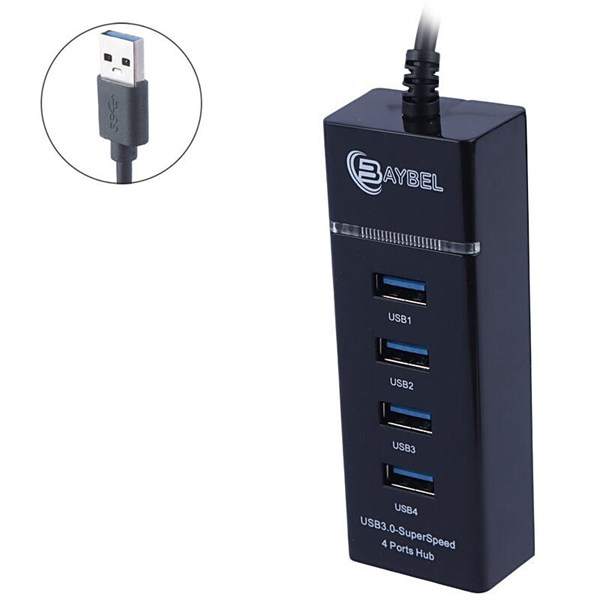 هاب 4 پورت USB 3.0 بایبل H-94