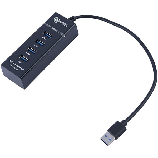 هاب 4 پورت USB 3.0 بایبل H-94