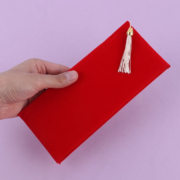 پاکت پول کیفی مخملی 90x200mm کد 1