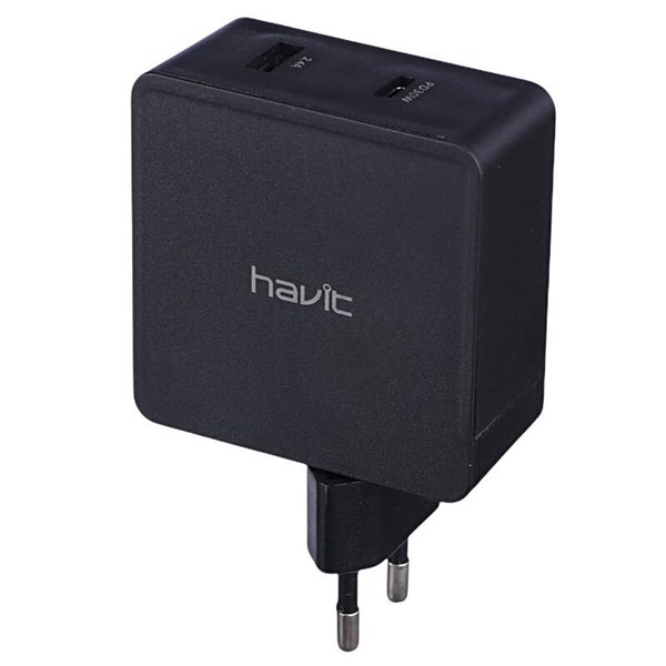 شارژر دیواری 30 وات هویت H133 PD3.0 2.4A