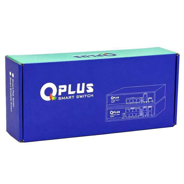 سوییچ 8 پورت POE کیو پلاس PL-P8002G