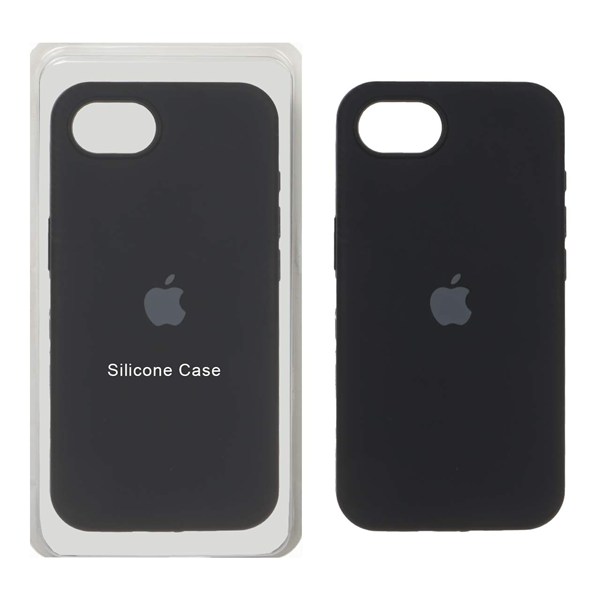 قاب سیلیکونی پاک کنی اورجینال Apple iPhone 16e - مشکی  (پک اصلی)