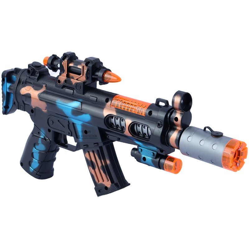 تفنگ M4 اسباب بازی موزیکال دودزا SR-16 کد 301330