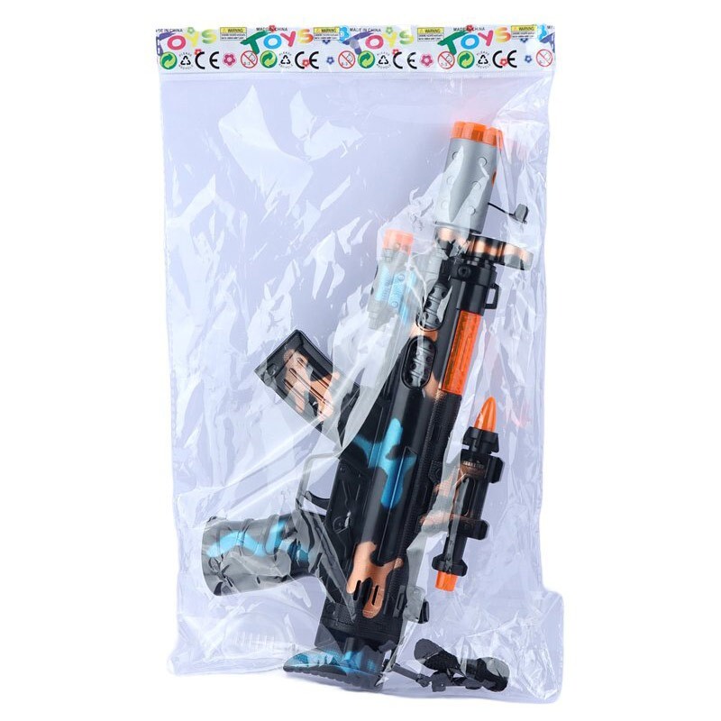تفنگ M4 اسباب بازی موزیکال دودزا SR-16 کد 301330