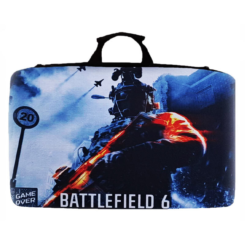 کیف کنسول بازی Game Over PS5 Slim طرح Battlefield 6