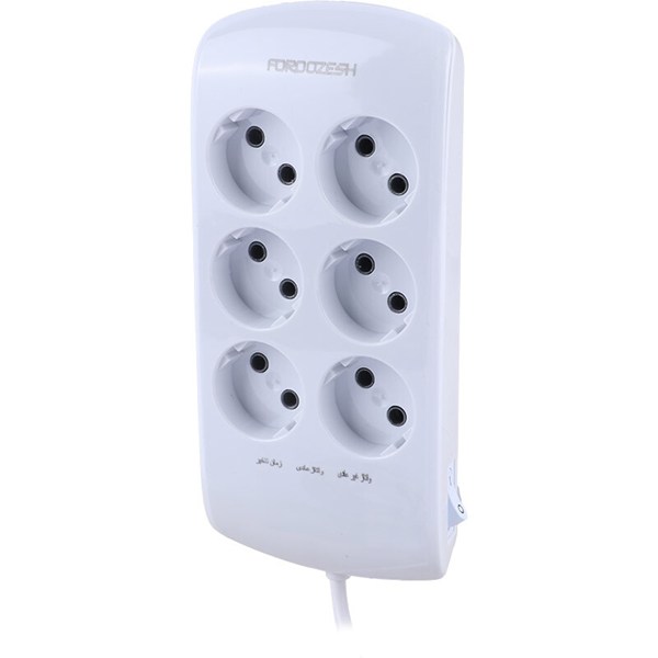 محافظ برق دیجیتال کامپیوتر و صوتی تصویری 6 خانه فروزش Lotus LT600 با کابل 2.8 متری کد 2