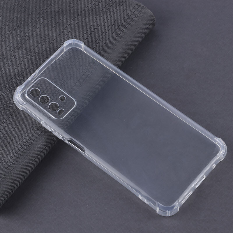 قاب ژله ای ضربه گیر بی رنگ شیائومی Redmi Note 9T / Redmi Note 9 5G محافظ لنزدار