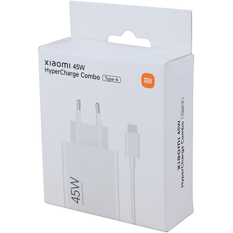 شارژر دیواری 45 وات شیائومی MDY-17-EF QC3.0 4.5A + کابل تایپ سی