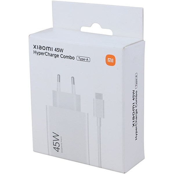 شارژر دیواری 45 وات شیائومی MDY-17-EF QC3.0 4.5A + کابل تایپ سی