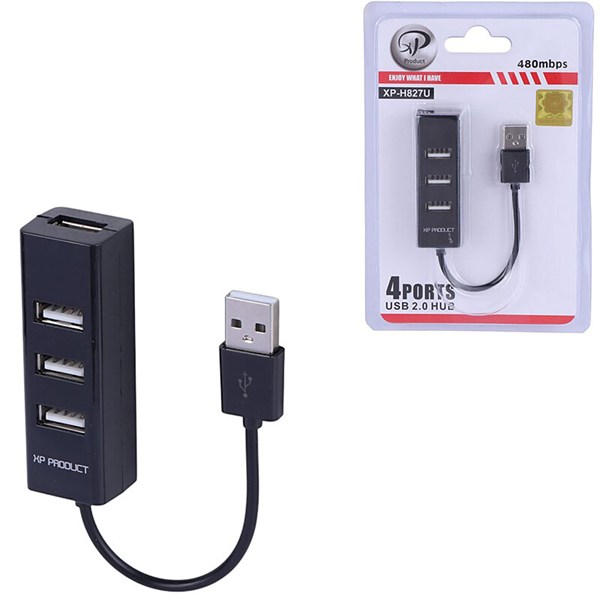هاب 4 پورت USB ایکس پی پروداکت XP-H827U