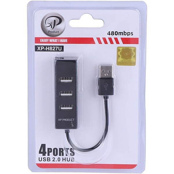 هاب 4 پورت USB ایکس پی پروداکت XP-H827U