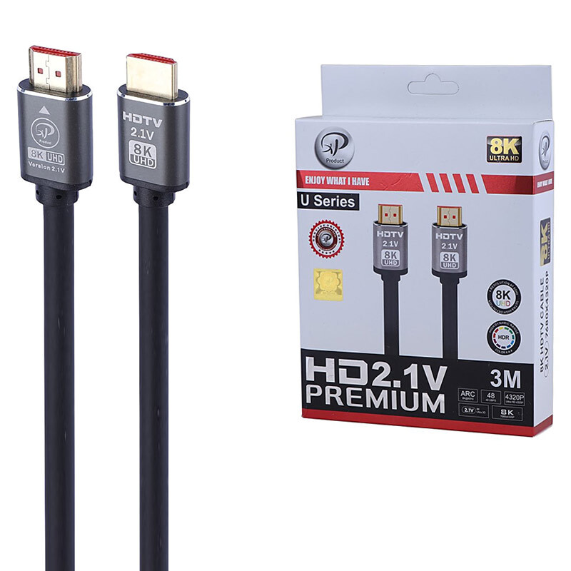 کابل HDMI 8K ایکس پی پروداکت U Series طول 3 متر