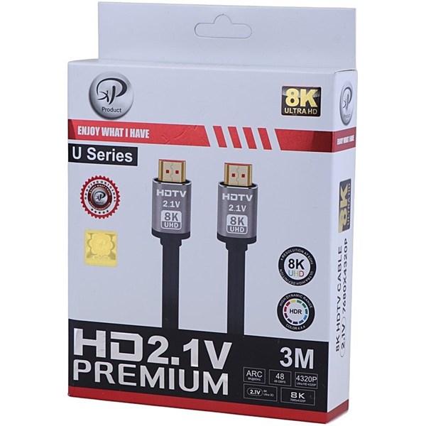 کابل HDMI 8K ایکس پی پروداکت U Series طول 3 متر
