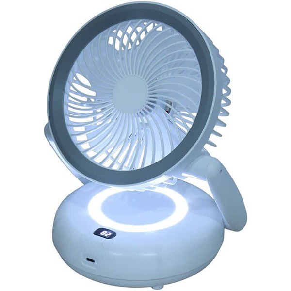 پنکه رومیزی شارژی Multifunction Light Folding Fan FS-26