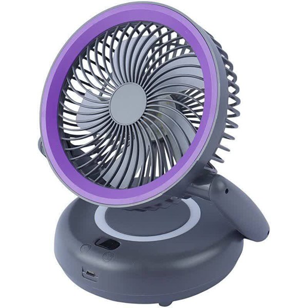 پنکه رومیزی شارژی Multifunction Light Folding Fan FS-26
