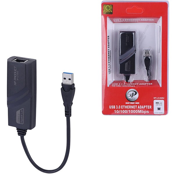 تبدیل USB 3.0 به Lan ایکس پی پروداکت XP-L3-840U