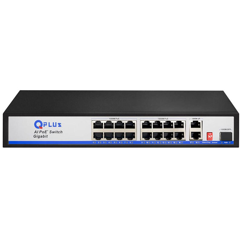 سوییچ 16 پورت POE کیو پلاس PL-PH1602G-S1