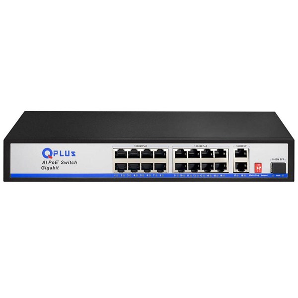 سوییچ 16 پورت POE کیو پلاس PL-PH1602G-S1