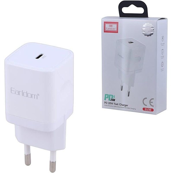 شارژر دیواری 20 وات ارلدام ES-EU30 PD 3A
