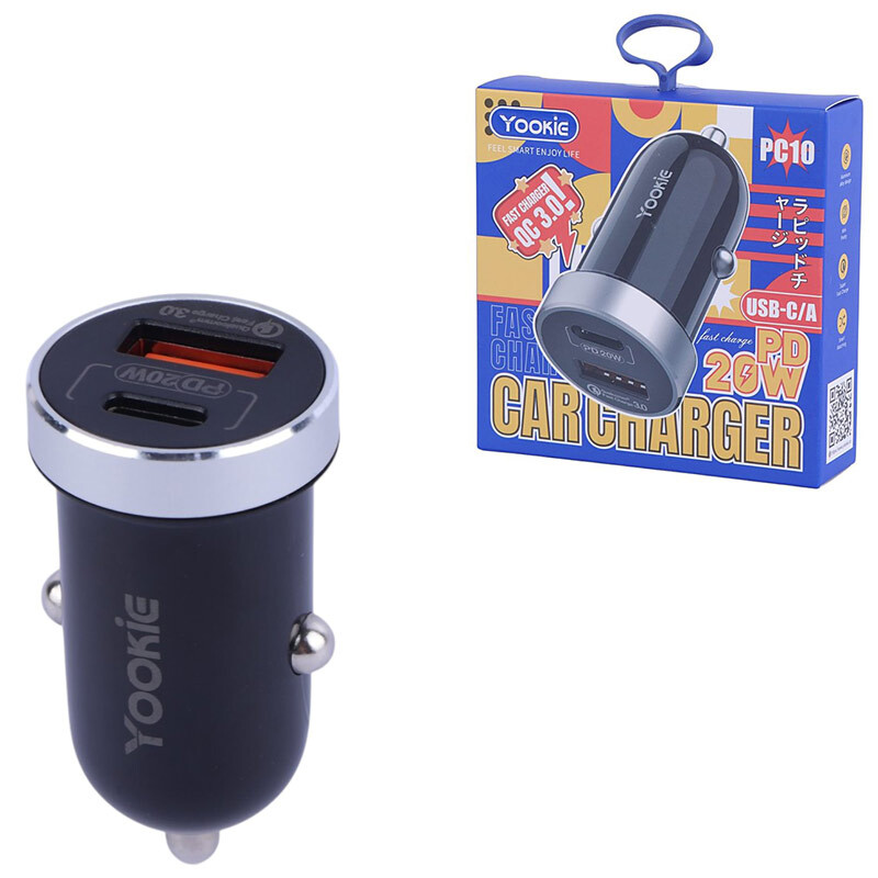 شارژر فندکی 20 وات یوکی PC10