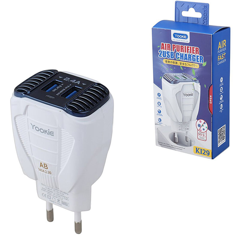 شارژر دیواری 12 وات یوکی KI29 2.4A