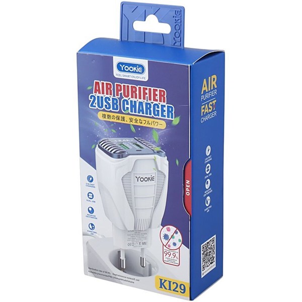 شارژر دیواری 12 وات یوکی KI29 2.4A