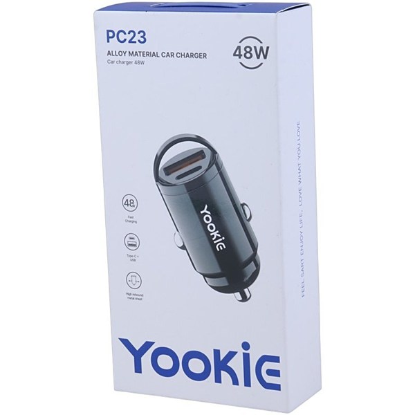 شارژر فندکی 30 وات یوکی PC23