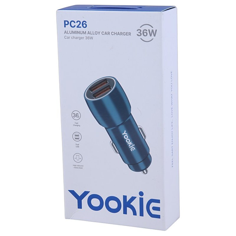 شارژر فندکی 18 وات یوکی PC26