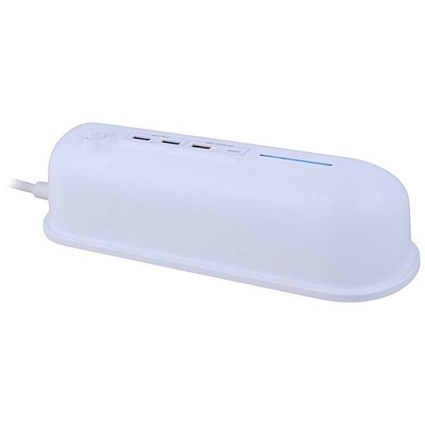 چند راهی 4 خانه یوکی EB02 با کابل 1.4 متری + شارژر USB و Type-C